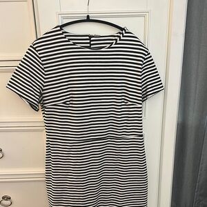 Old Navy Black and White Sheath Mini Dress